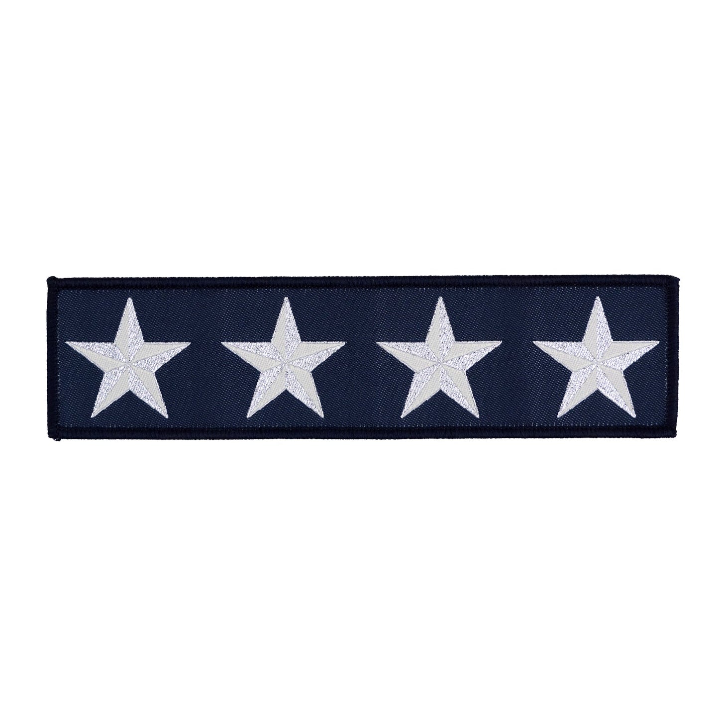 High Flight - 4 Star in Navy - by Sarah Thomas - 38x149mm - Iron-On Applique Patch