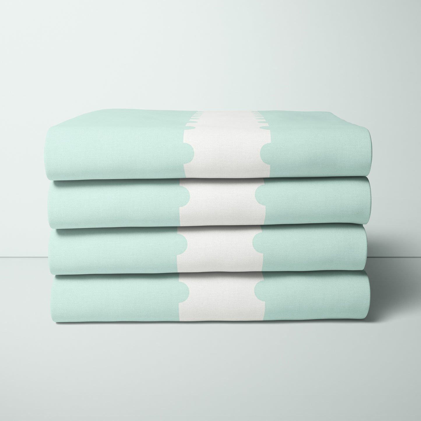 Stamp Stripe - 3 Yard Cut - Stripe in Mint - A-1131-T-3YD