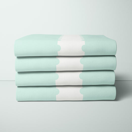 Stamp Stripe - 3 Yard Cut - Stripe in Mint - A-1131-T-3YD