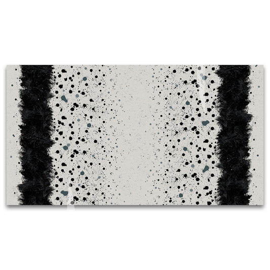 Cotton quilting fabric pattern called 'Mess in Shadow'. Part of the 'Fabrics from the Basement' fabric collection. Designed by Giucy Giuce for fabric company Andover Fabrics. SKU: A-455-C. 44-45 inch width.