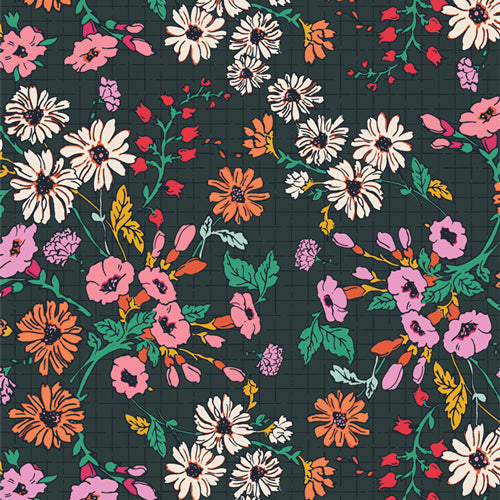 Moonflowers Charm - Adobe by Maureen Cracknell - Art Gallery Fabrics