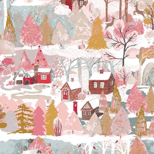 Christmas Village quilting fabric, part of the Adventale fabric collection by Katarina Roccella (SKU: ADV25900)