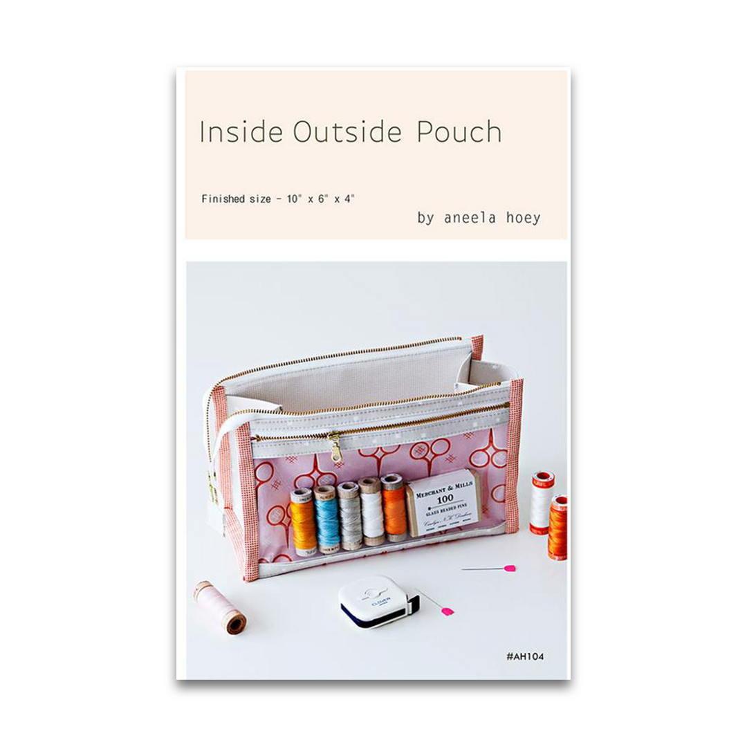 Inside Outside Pouch - Sewing Pattern - Aneela Hoey - Paper Pattern