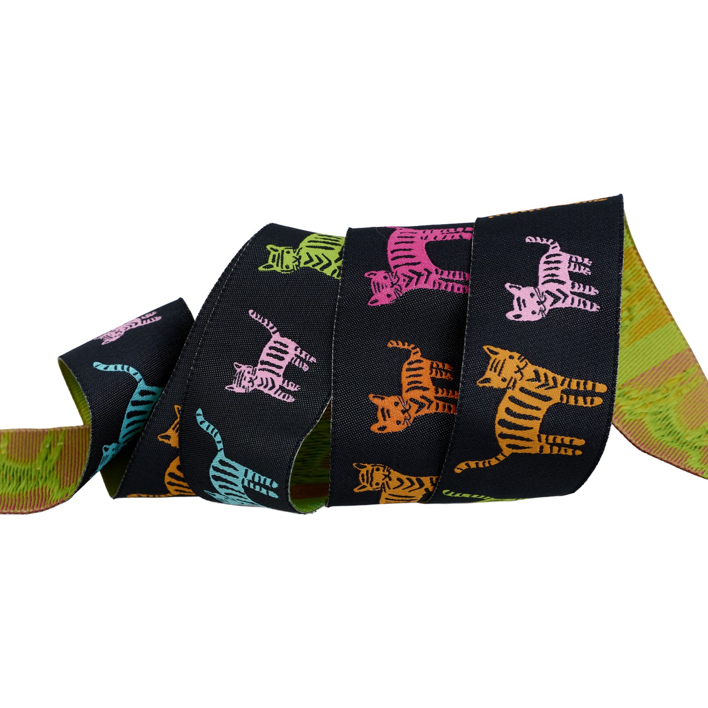 Catnap - Tiger Stripes in Black - 1-1/2" width - by Alexia Abegg - One Yard