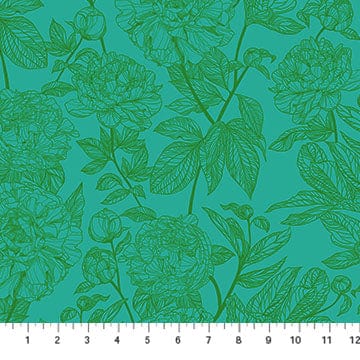 Cotton quilting fabric pattern called 'Anna Maria Textiles'. Part of the 'Indelible' fabric collection. Designed by Anna Maria Parry for fabric company Anna Maria Textiles. SKU: AMT1003-78C. 44-45 inch width.