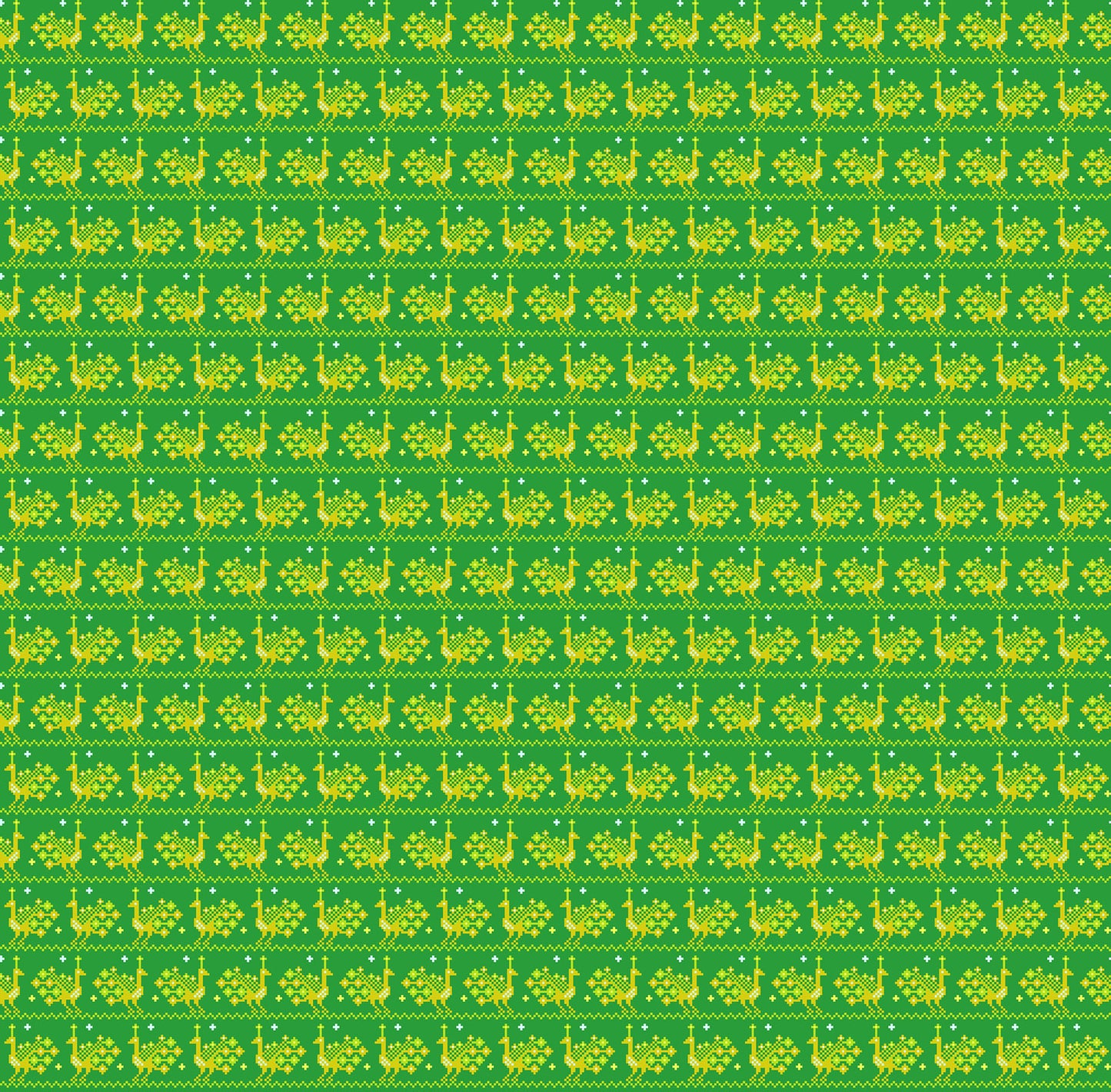 Peacock in Grass - Heiress by Anna Maria Textiles - Half Yard