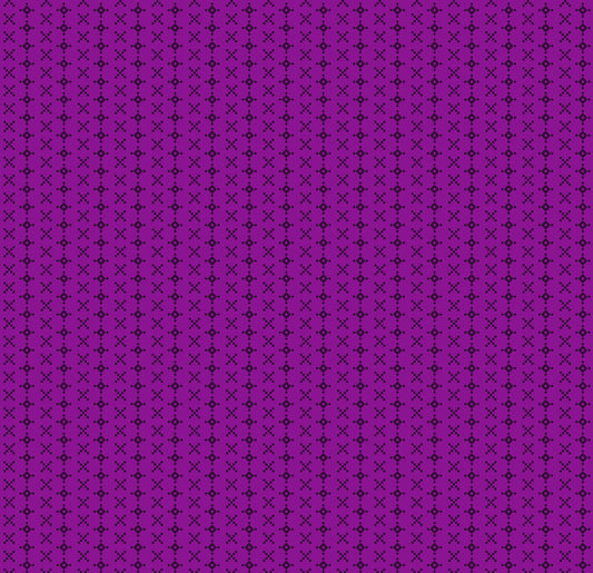 Treasure Map in Violet quilting fabric, part of the Little Heiress fabric collection by Anna Maria Textiles (SKU: AMT1016-84C)
