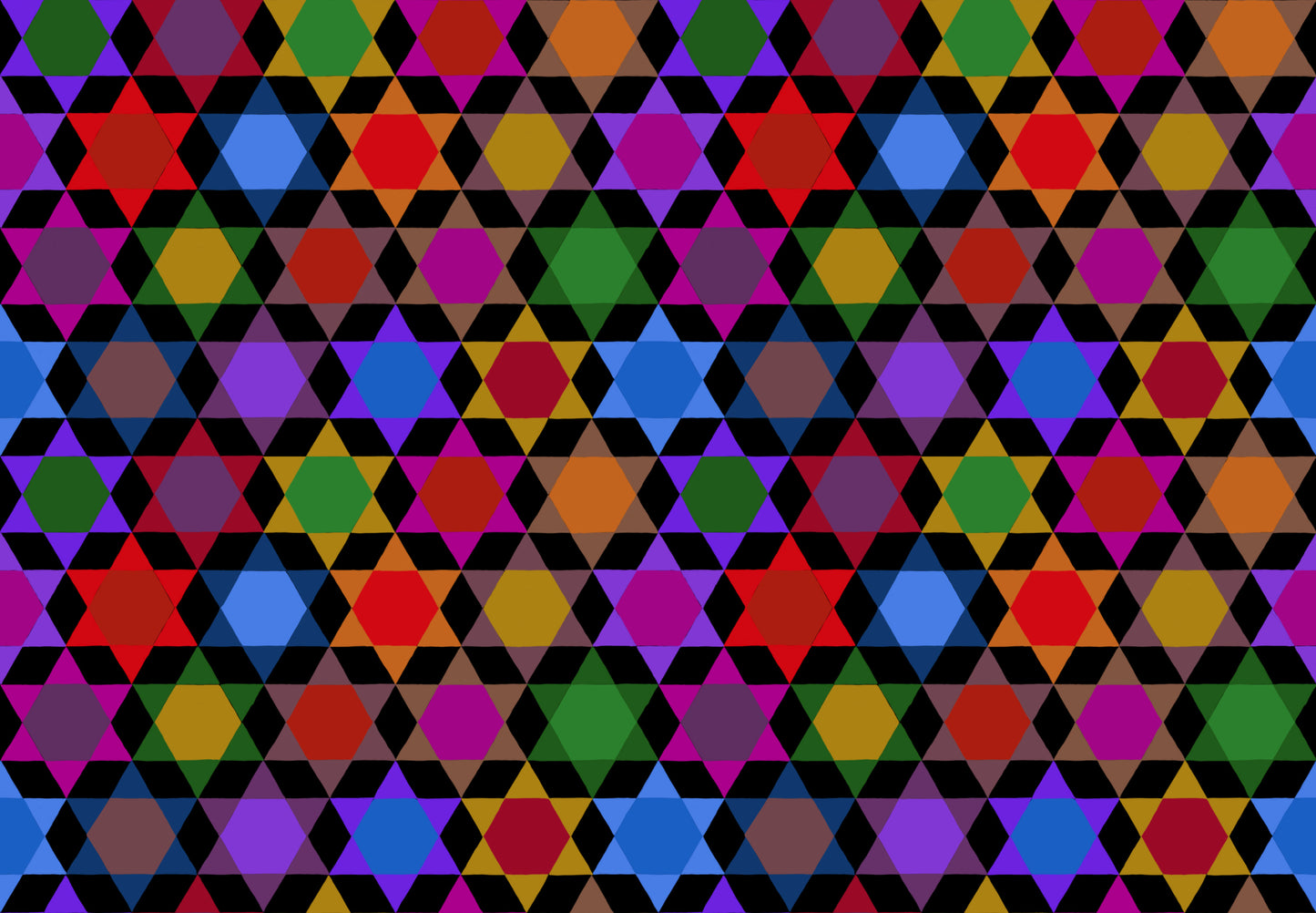 Mosaic quilting fabric, part of the Piecework fabric collection by Anna Maria Textiles (SKU: AMT112-99L)