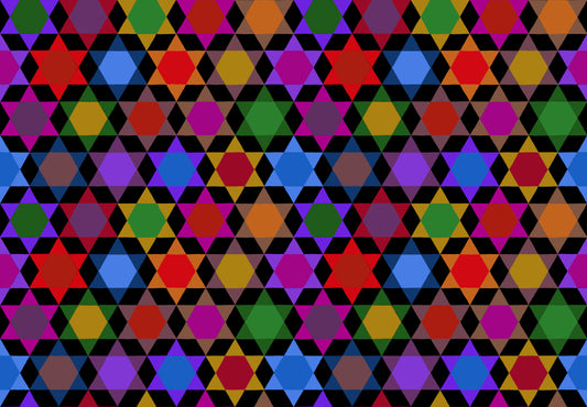 Mosaic quilting fabric, part of the Piecework fabric collection by Anna Maria Textiles (SKU: AMT112-99L)