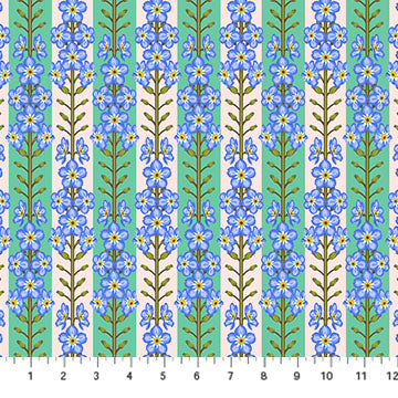 Cotton quilting fabric pattern called 'Anna Maria Textiles'. Part of the 'Iconic' fabric collection. Designed by Anna Maria Parry for fabric company Anna Maria Textiles. SKU: AMT125-75C. 44-45 inch width.