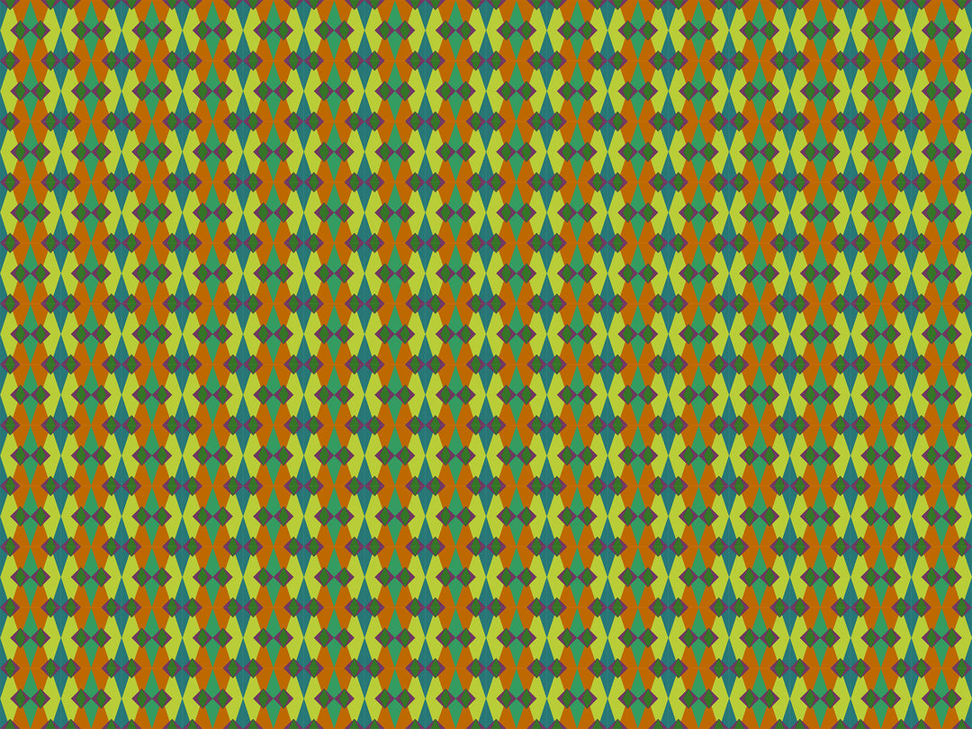A closeup shot of the quilting fabric pattern called Fractal, designed by Anna Maria Horner, in the leaf colorway. The SKU is AMT128-72V.