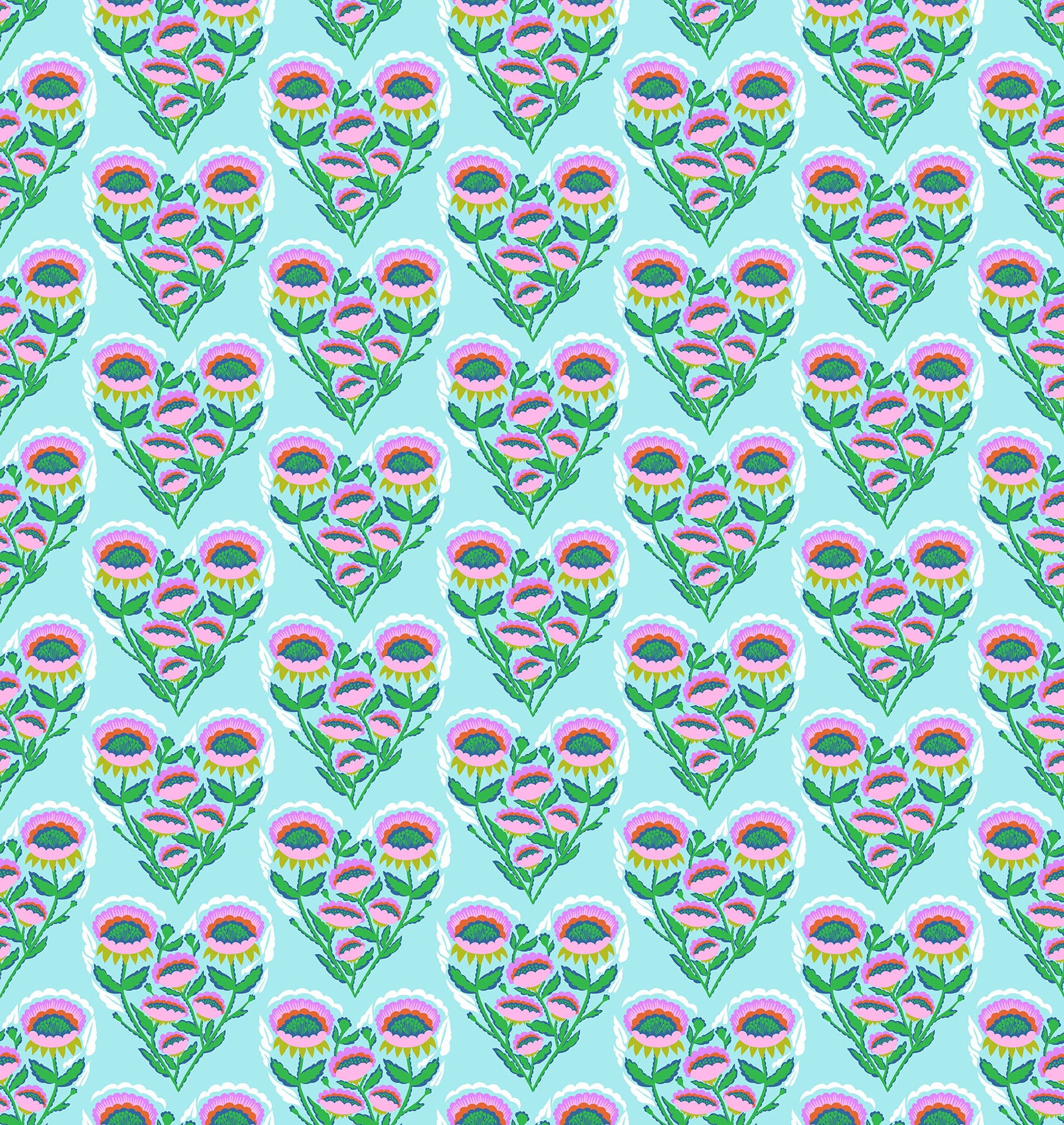 Pitterpat in Sky quilting fabric, part of the Allegory fabric collection by Anna Maria Textiles (SKU: AMT143-40C)