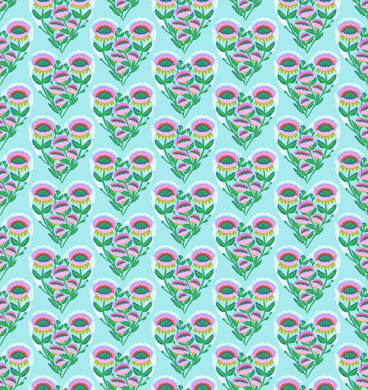 Pitterpat in Sky quilting fabric, part of the Allegory fabric collection by Anna Maria Textiles (SKU: AMT143-40C)