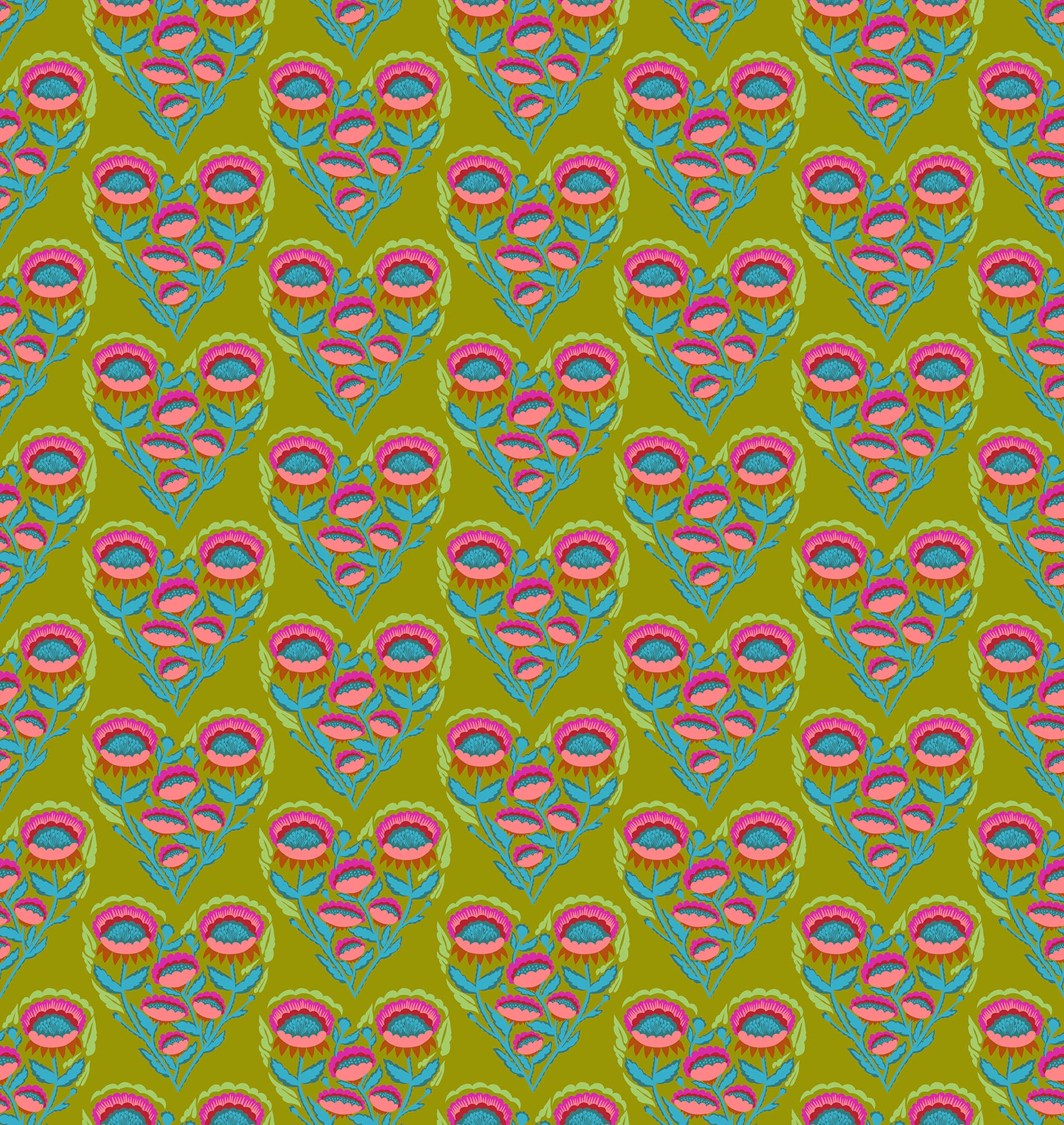 Pitterpat in Lichen quilting fabric, part of the Allegory fabric collection by Anna Maria Textiles (SKU: AMT143-71L)