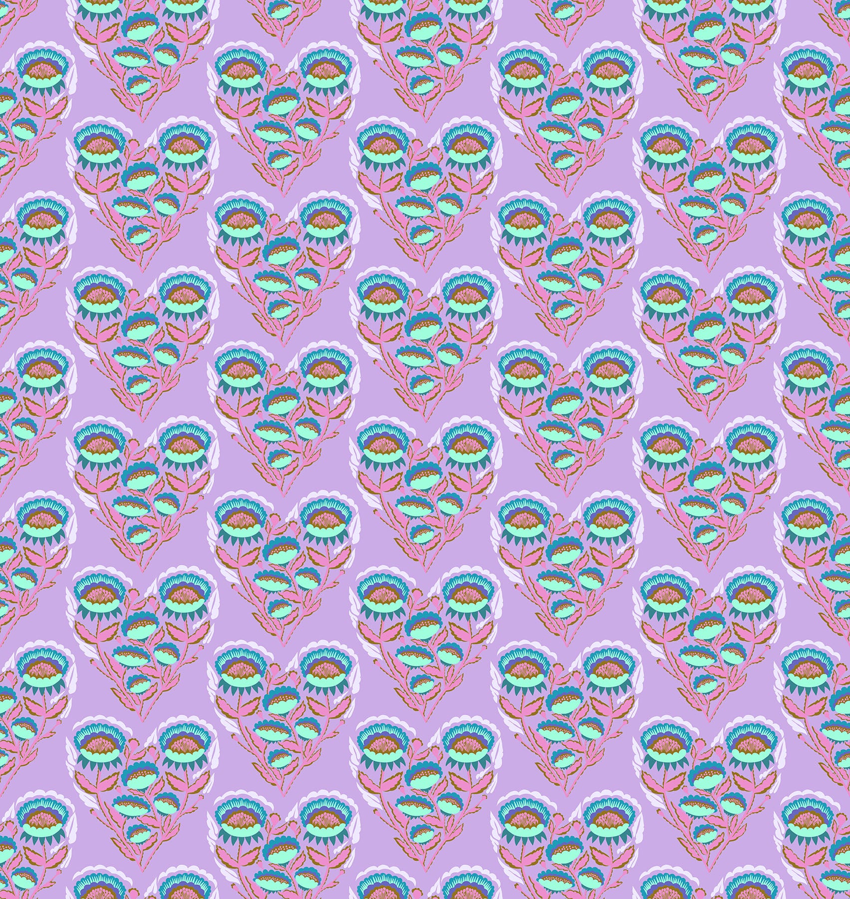 Pitterpat in Lavender quilting fabric, part of the Allegory fabric collection by Anna Maria Textiles (SKU: AMT143-83V)