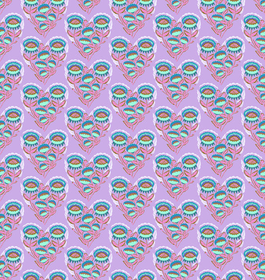 Pitterpat in Lavender quilting fabric, part of the Allegory fabric collection by Anna Maria Textiles (SKU: AMT143-83V)