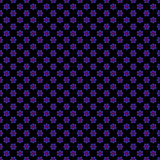 Stamped in Midnight quilting fabric, part of the Allegory fabric collection by Anna Maria Textiles (SKU: AMT145-99L)