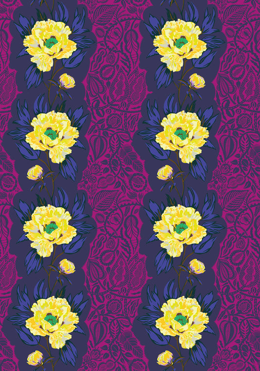 Triumph in Bob quilting fabric, part of the Overdressed fabric collection by Anna Maria Textiles (SKU: AMT153-86C)