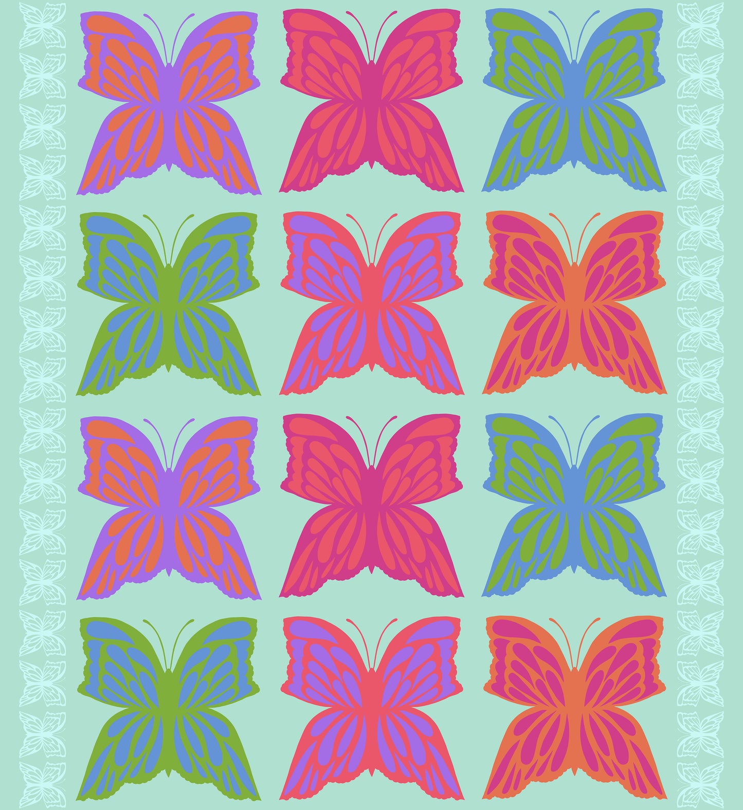 6 O'Clock in Pale quilting fabric, part of the Overdressed fabric collection by Anna Maria Textiles (SKU: AMT154-75V)