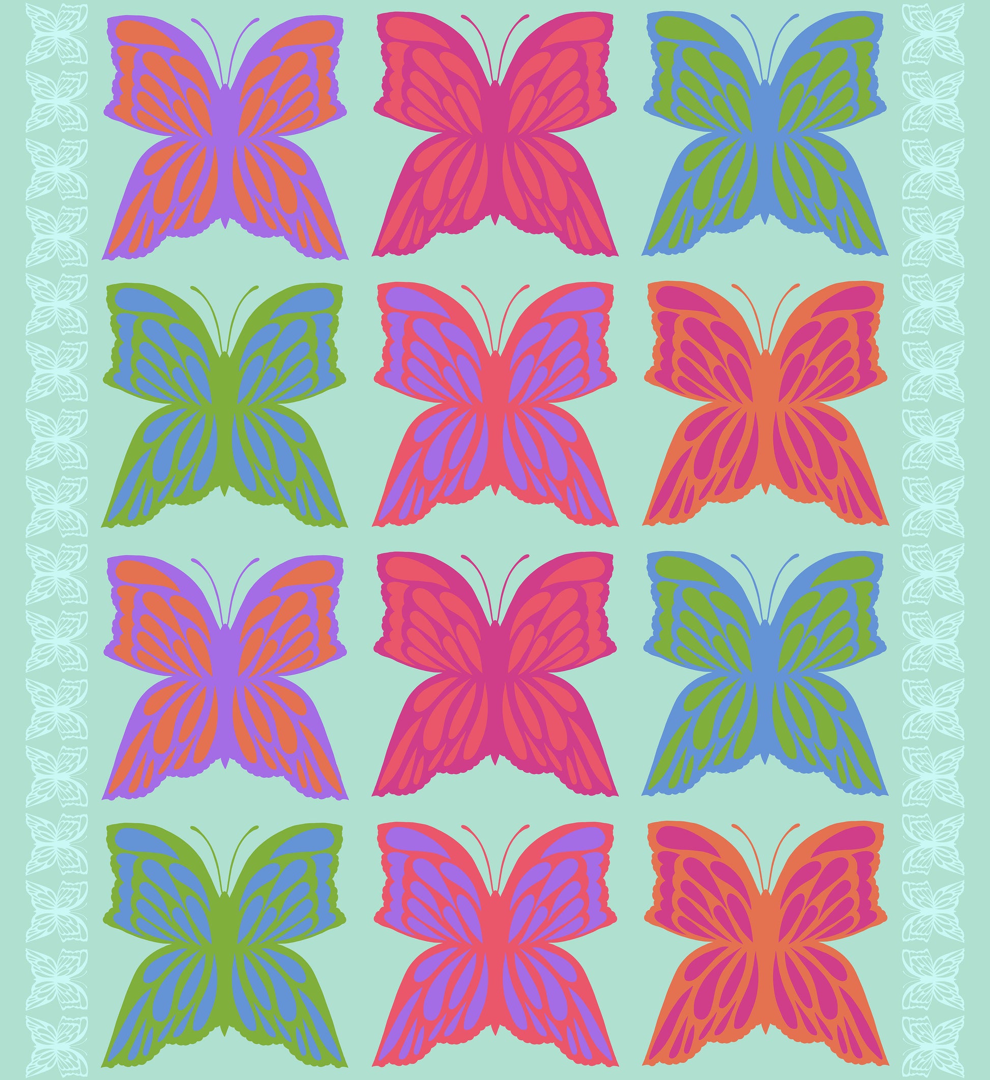 6 O'Clock in Pale quilting fabric, part of the Overdressed fabric collection by Anna Maria Textiles (SKU: AMT154-75V)