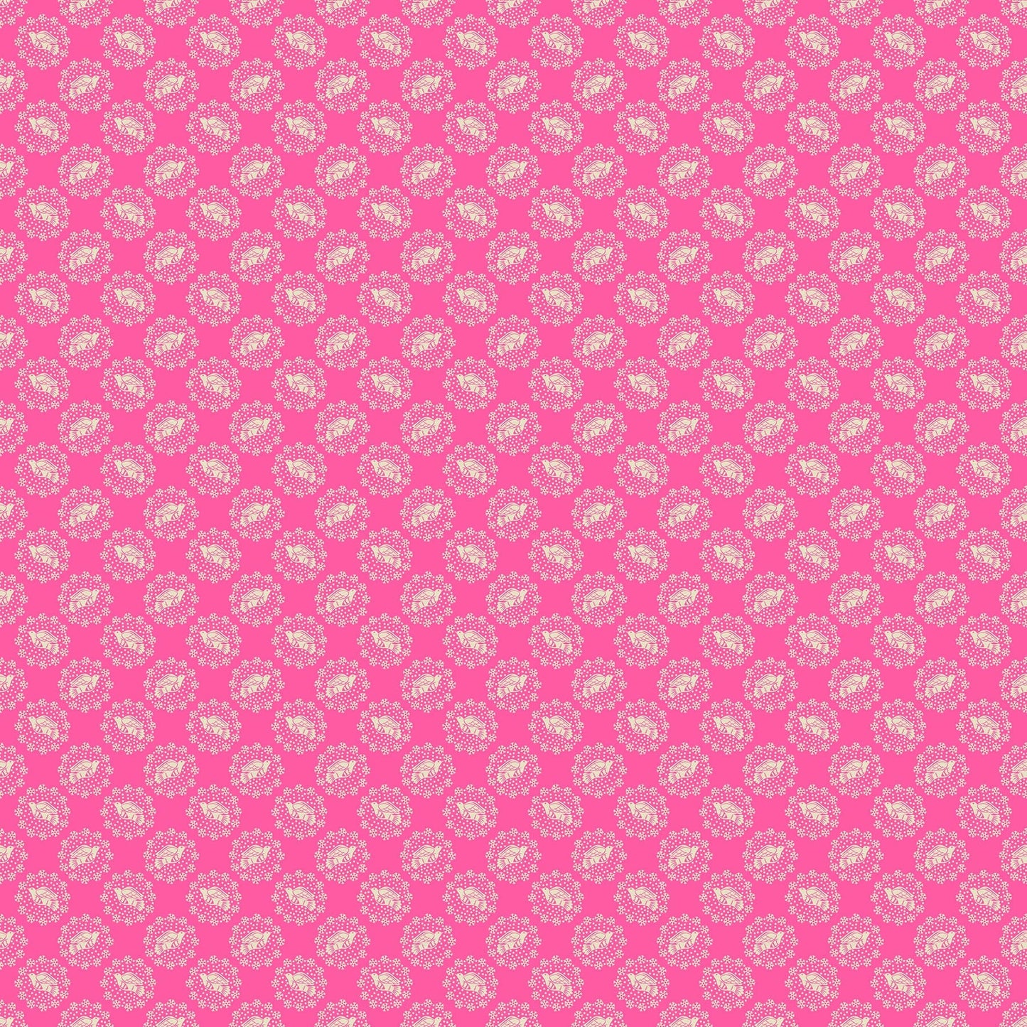 Peaceful in Joyful quilting fabric, part of the Cozy Christmas fabric collection by Anna Maria Parry (SKU: AMT163-25C)