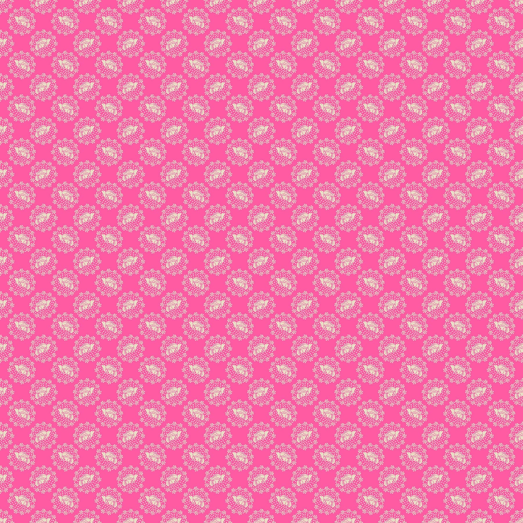 Peaceful in Joyful quilting fabric, part of the Cozy Christmas fabric collection by Anna Maria Parry (SKU: AMT163-25C)