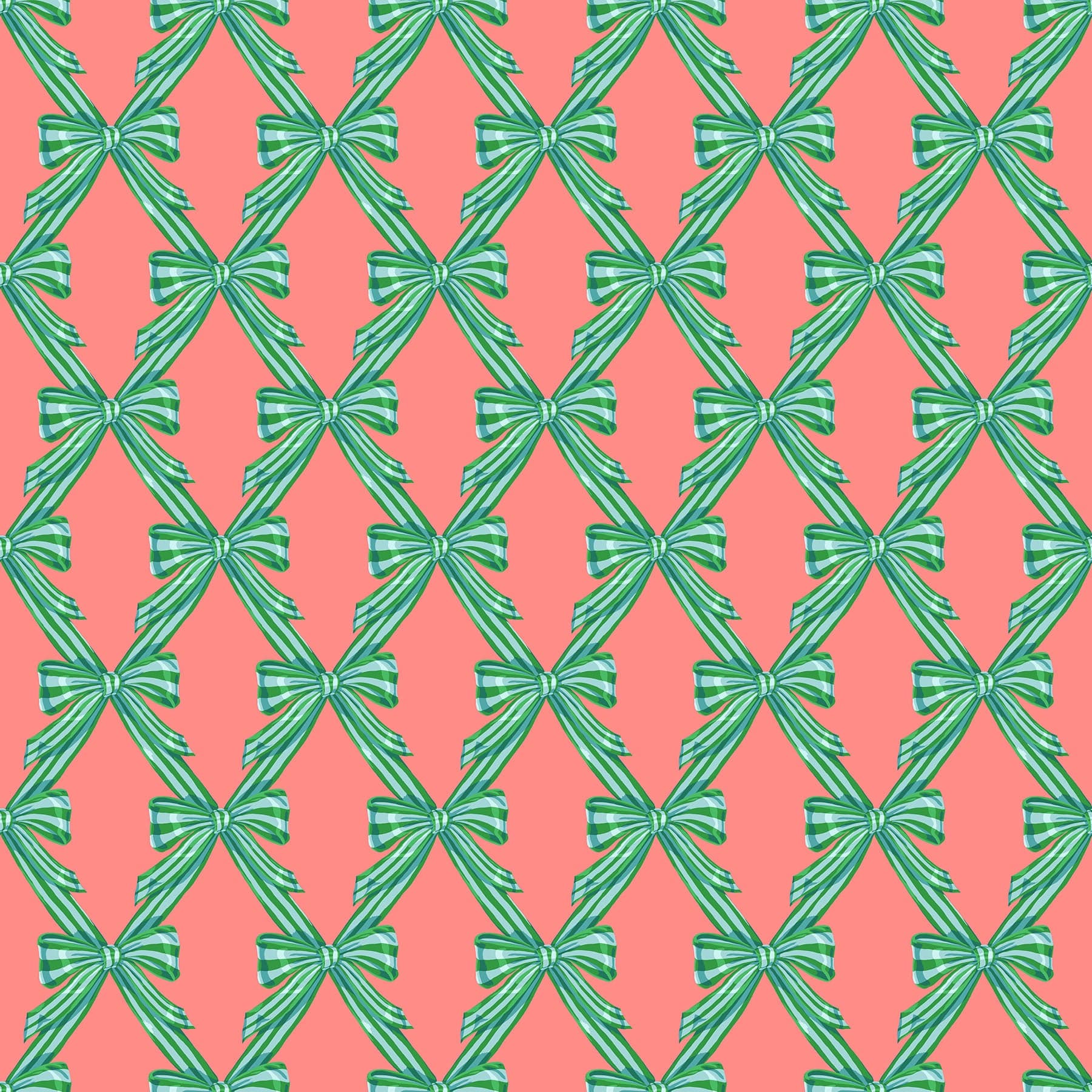 Wrapped in Beachy quilting fabric, part of the Cozy Christmas fabric collection by Anna Maria Parry (SKU: AMT164-56V)