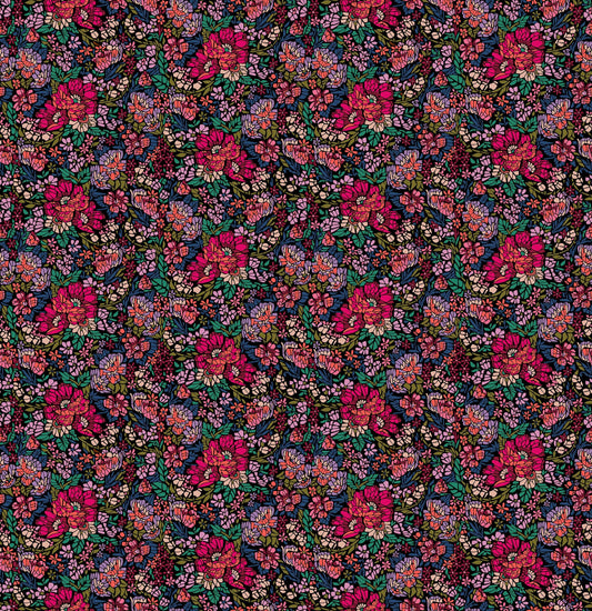 Mosaic in Painted quilting fabric, part of the Rhapsody fabric collection by Anna Maria Parry (SKU: AMT169-28L)