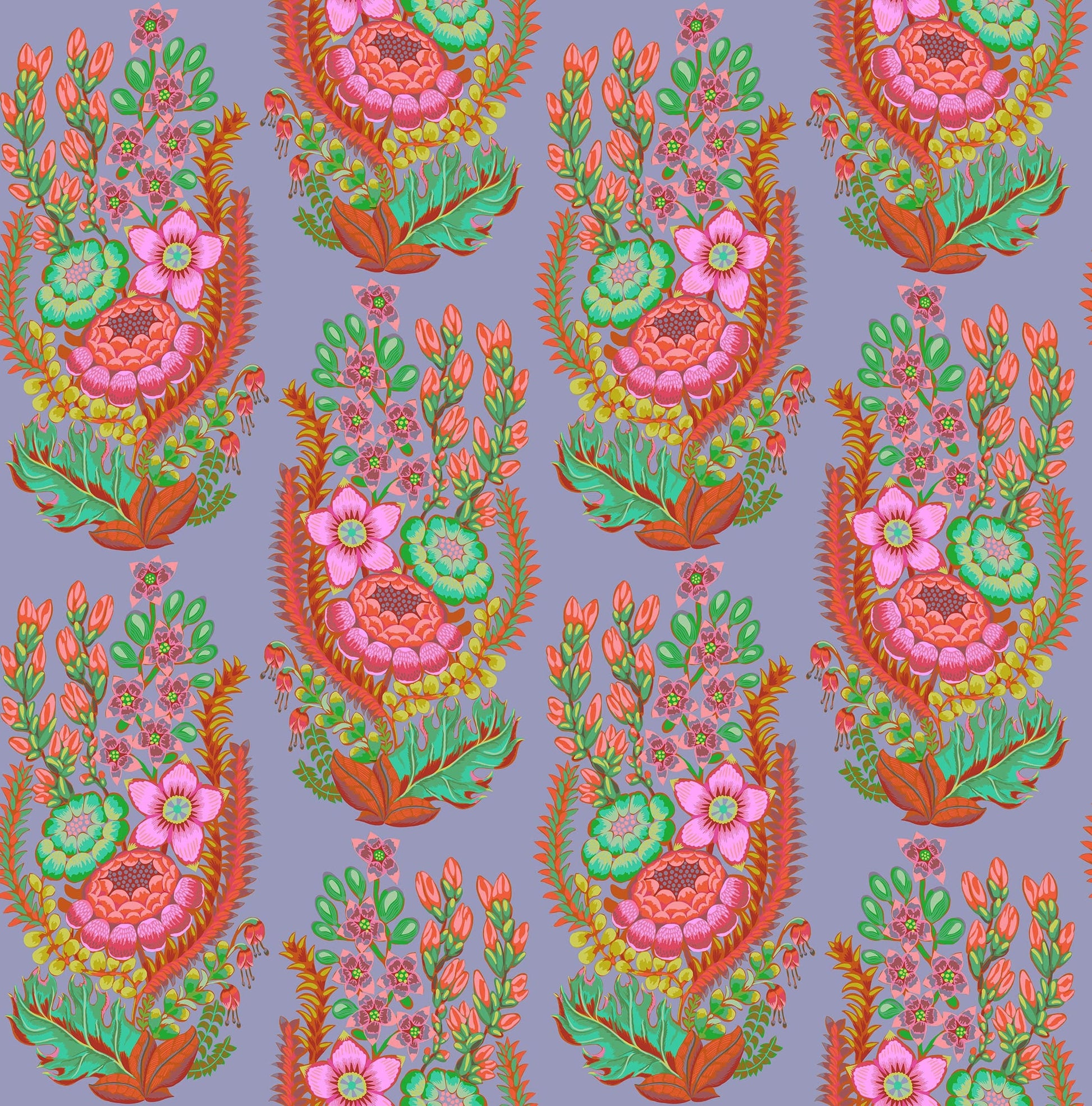 Outstretched in Periwinkle quilting fabric, part of the Rhapsody fabric collection by Anna Maria Parry (SKU: AMT170-45V)