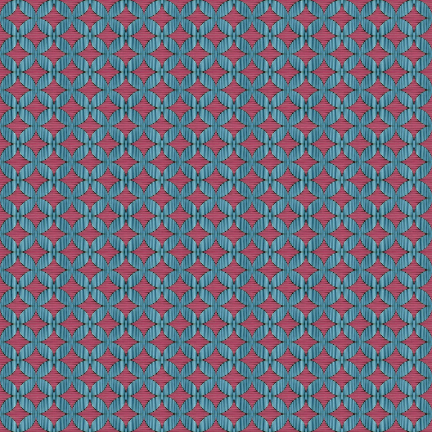 Woven Windows in Berry quilting fabric, part of the Rhapsody fabric collection by Anna Maria Parry (SKU: AMT171-46L)