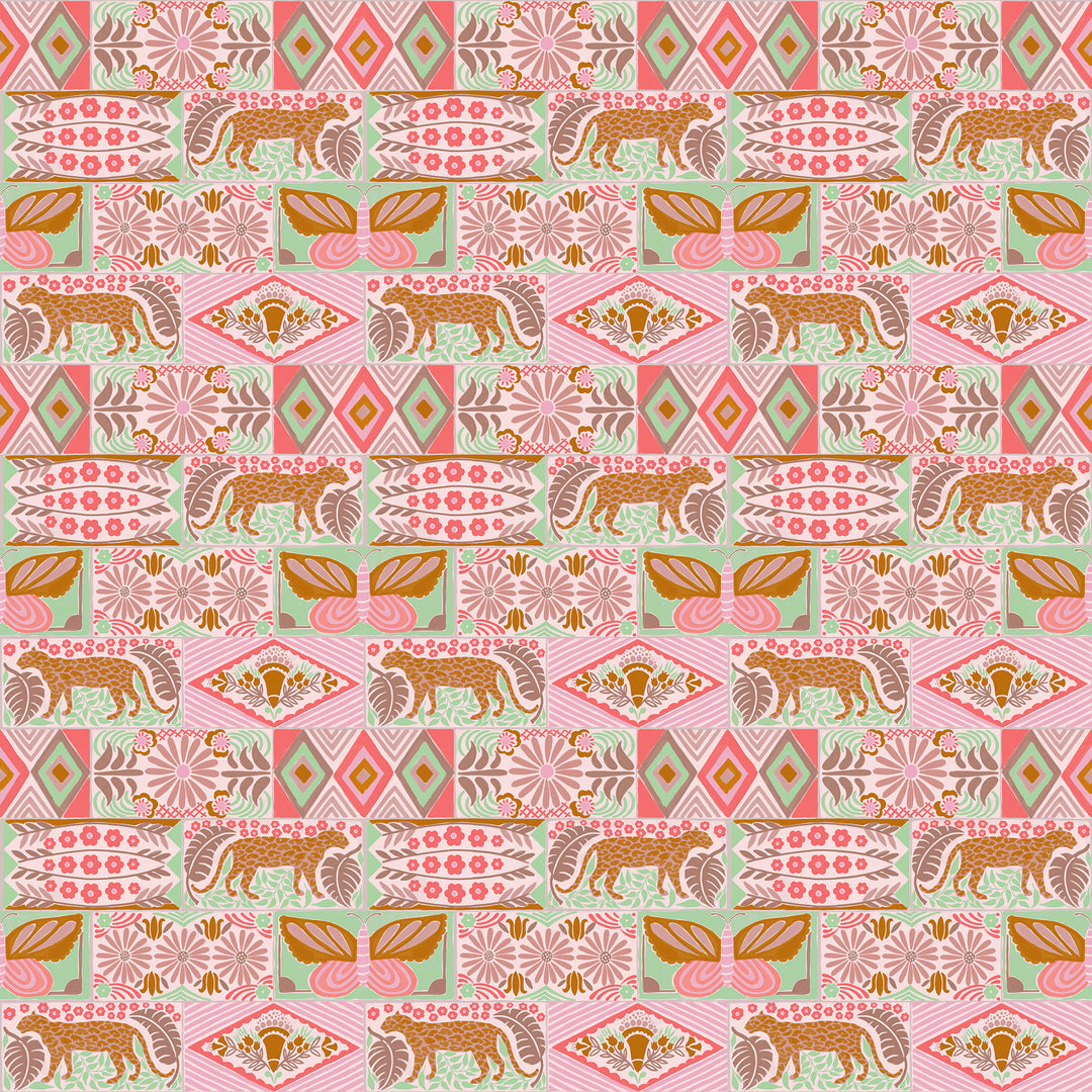 Bricklayer in Sand quilting fabric, part of the Rhapsody fabric collection by Anna Maria Parry (SKU: AMT174-20V)