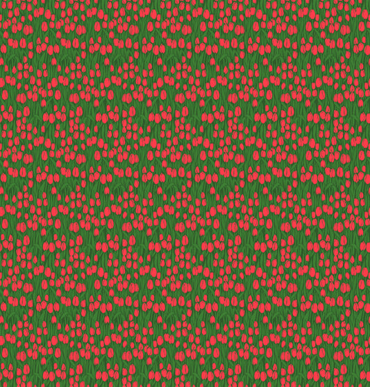 Audience in Red quilting fabric, part of the Clean Cut Cotton fabric collection by Anna Maria Textiles (SKU: AMT181-78C)