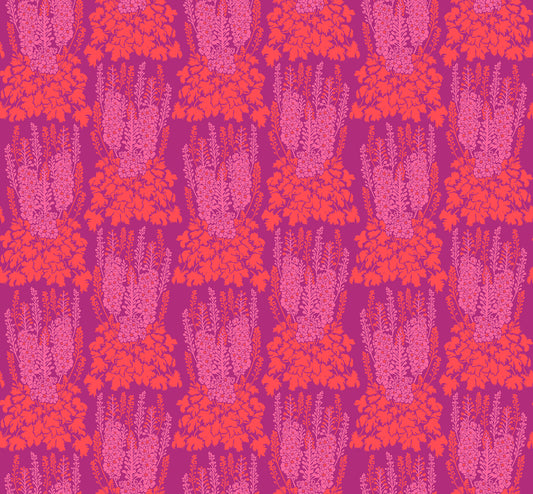 Soiree in Berry quilting fabric, part of the Clean Cut Cotton fabric collection by Anna Maria Textiles (SKU: AMT182-83C)