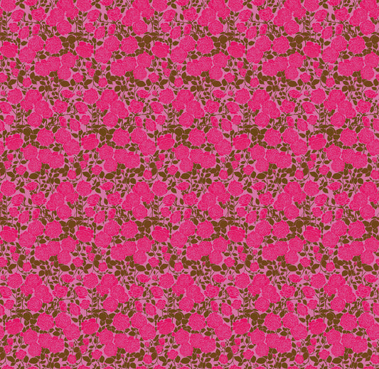Spinout in Lipstick quilting fabric, part of the Clean Cut Cotton fabric collection by Anna Maria Textiles (SKU: AMT186-84L)