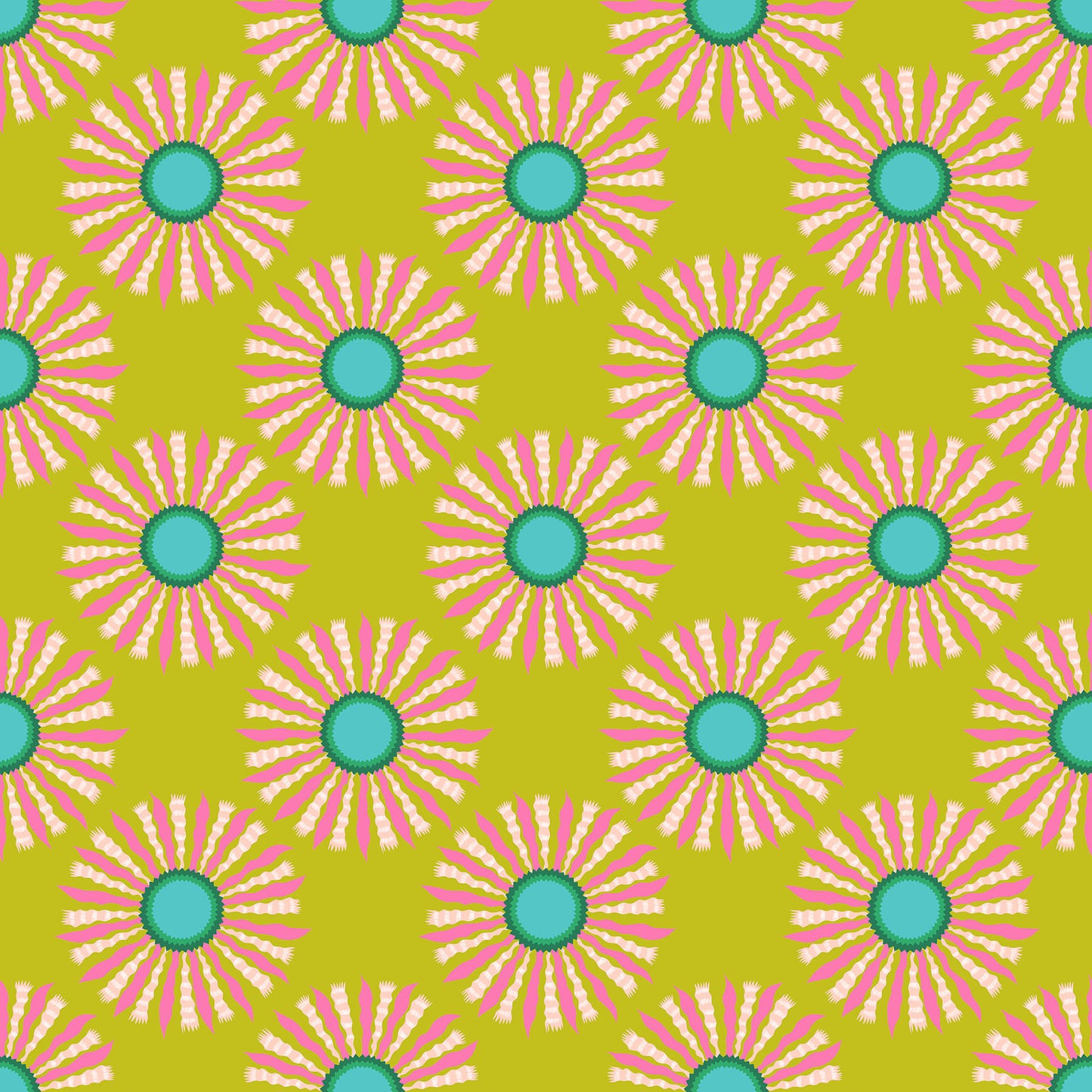 Ribbon Rays in Guava quilting fabric, part of the Sunseekers fabric collection by Anna Maria Textiles (SKU: AMT196-72L)