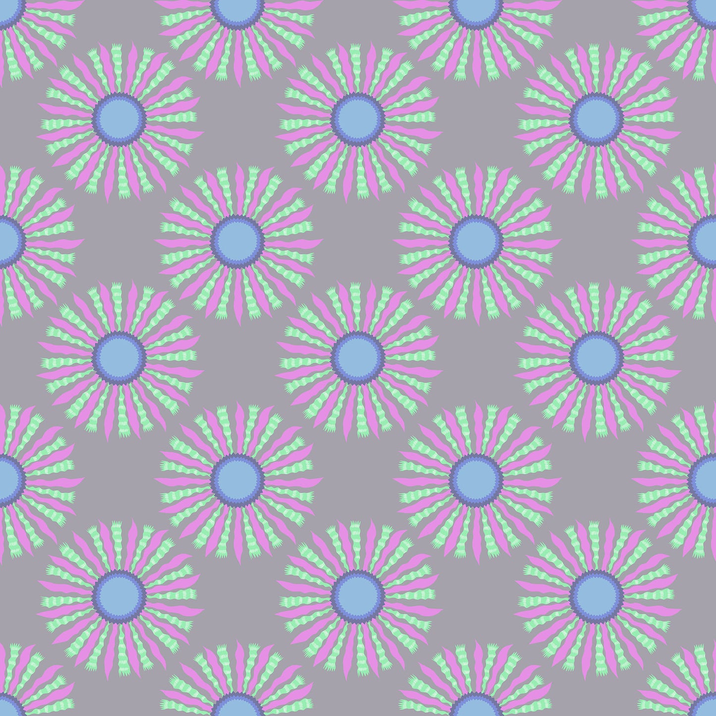 Ribbon Rays in Silver quilting fabric, part of the Sunseekers fabric collection by Anna Maria Textiles (SKU: AMT196-92V)