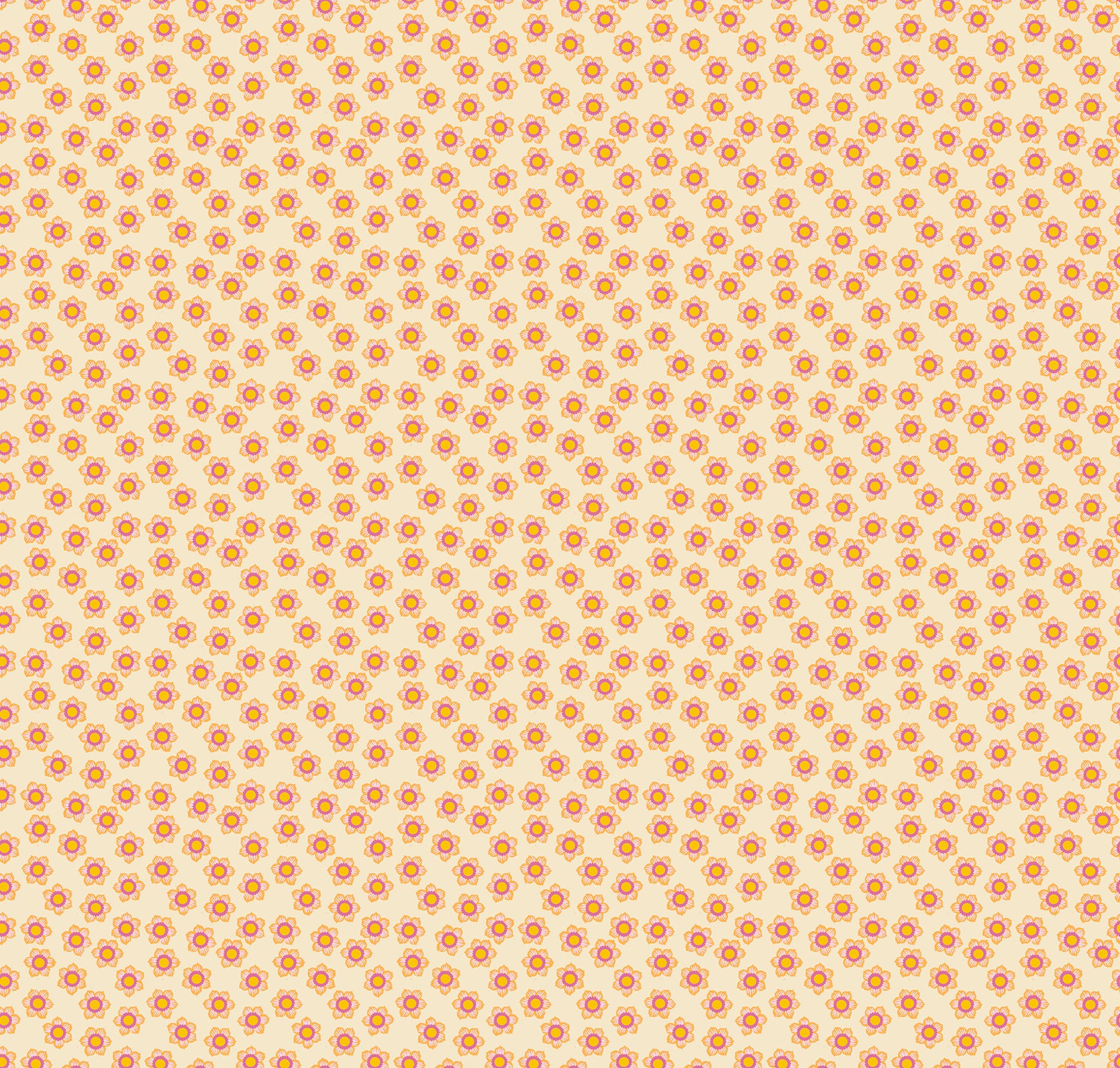Twinkling in Buttermilk quilting fabric, part of the Sunseekers fabric collection by Anna Maria Textiles (SKU: AMT198-10V)