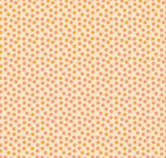 Twinkling in Buttermilk quilting fabric, part of the Sunseekers fabric collection by Anna Maria Textiles (SKU: AMT198-10V)