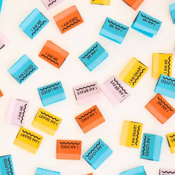 Sarah Hearts - Affirmations - Sewing Woven Clothing Label Tags - LP187