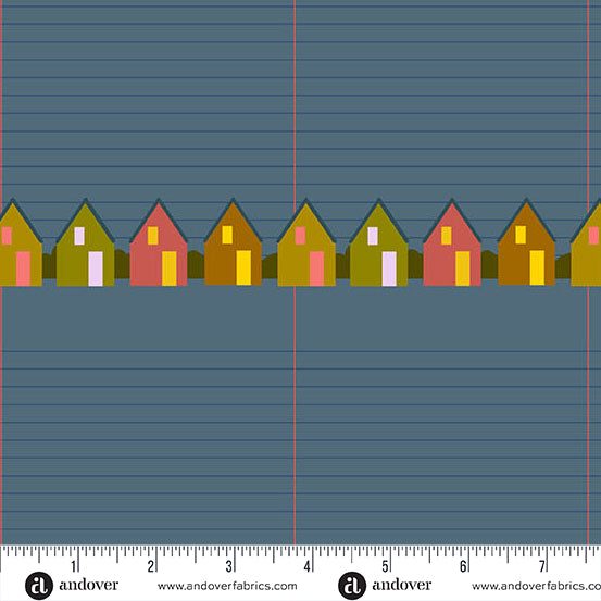Boulder Pen Pal quilting fabric, part of the Camp Kitschy Lala fabric collection by Alison Glass (SKU: A-1714-B)