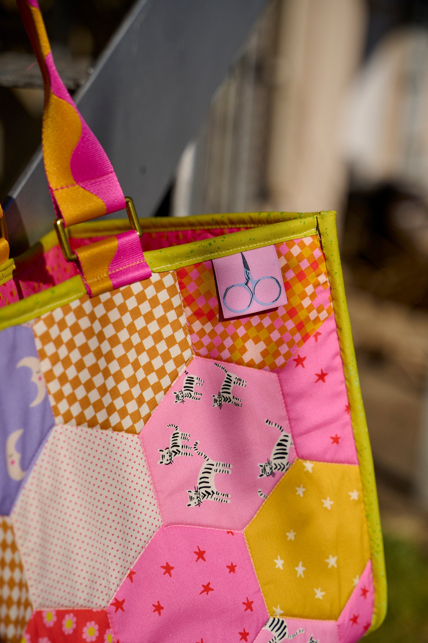 All the Things Tote Kit in Catnap Patchwork