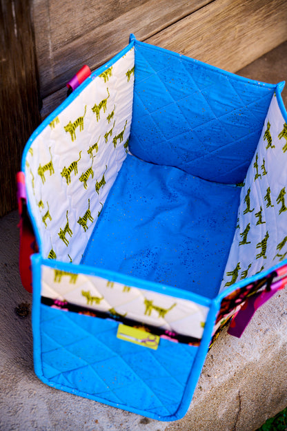 All the Things Tote Kit in Catnap Daisy Stripe