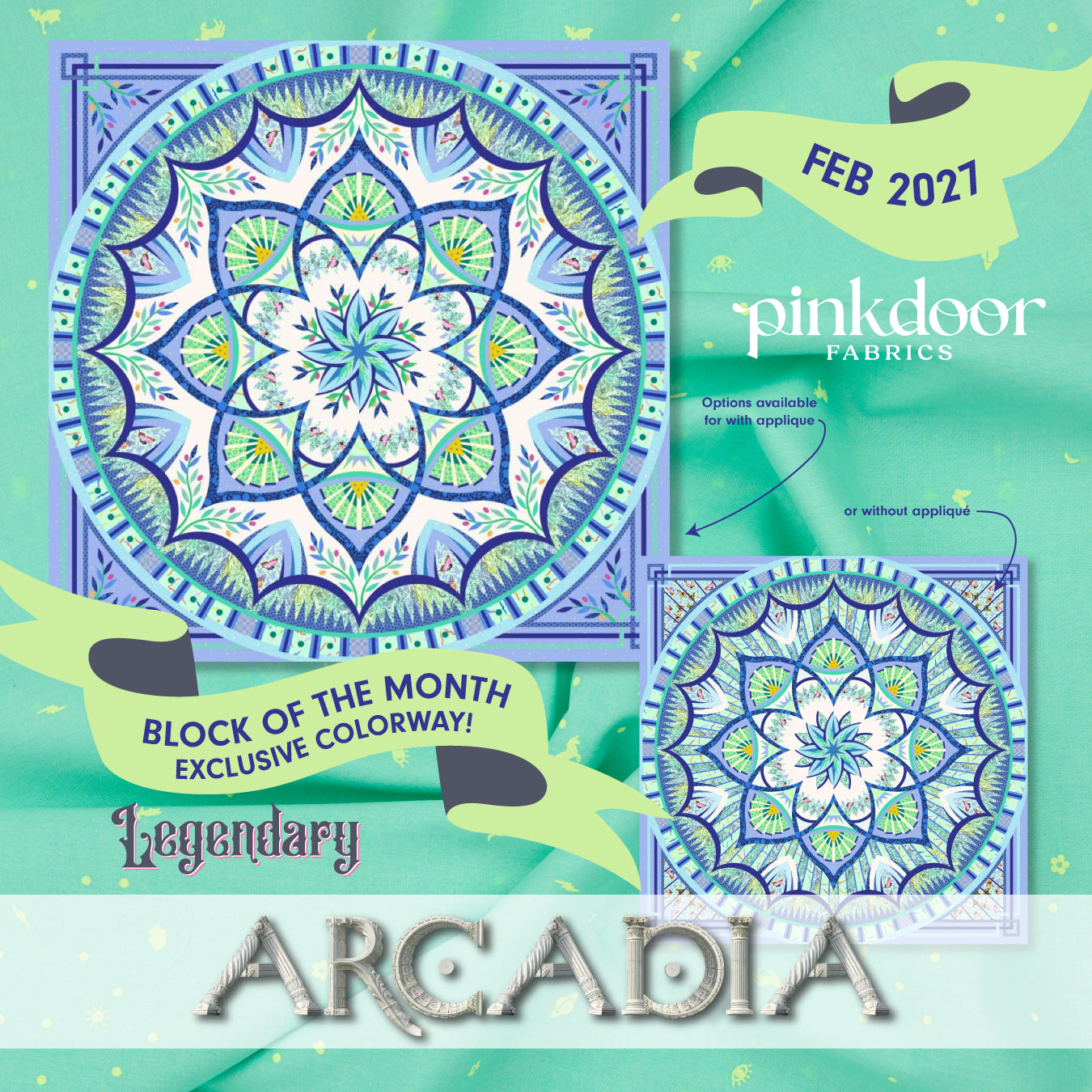 Arcadia Block of the Month (Quiltworx & Tula Pink)
