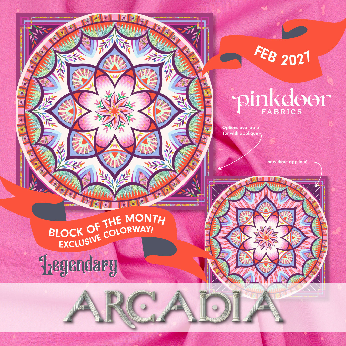 Arcadia Block of the Month (Quiltworx & Tula Pink)