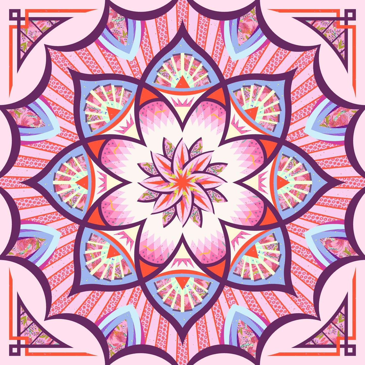 Arcadia Wall Quilt Kit - Fabric Only (Preorder)