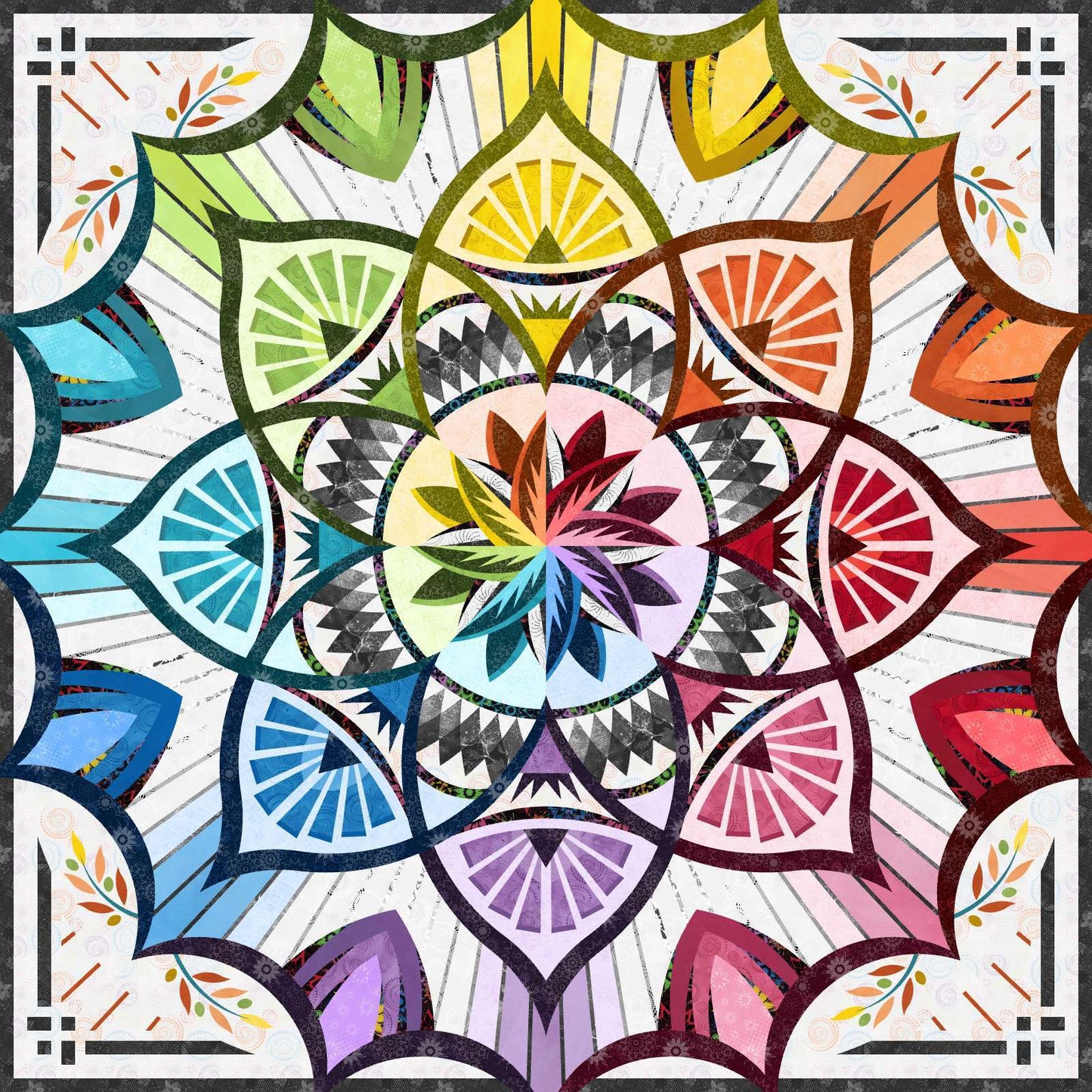 Arcadia Quilt Kit - Quiltworx Technique of the Month 2027 (Preorder)