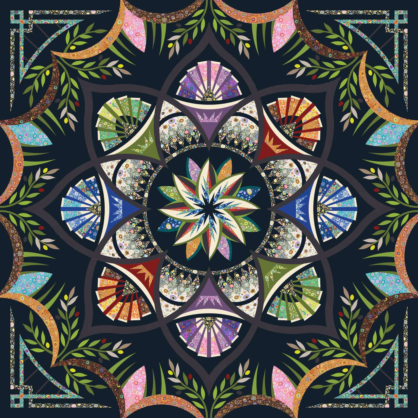 Arcadia Quilt Kit - Quiltworx Technique of the Month 2027 (Preorder)