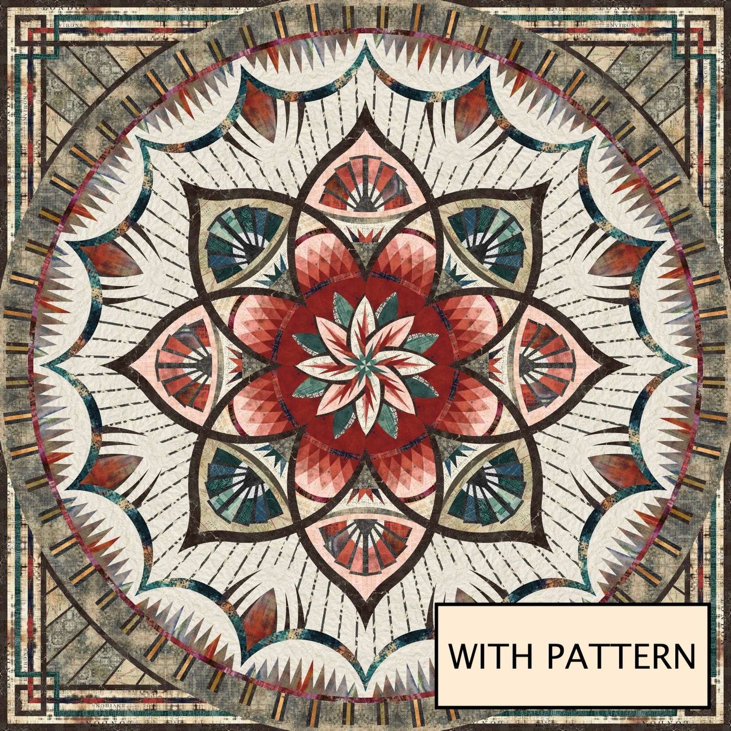 Arcadia Quilt Kit - Quiltworx Technique of the Month 2027 (Preorder)