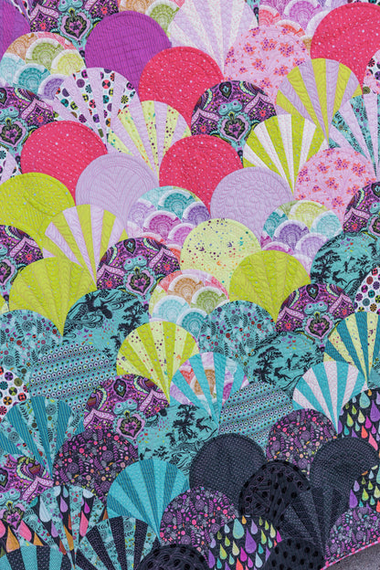 Glam Clam Quilt Kit - Prince Charming Déjà Vu by Tula Pink (Fabric Only) (Preorder)