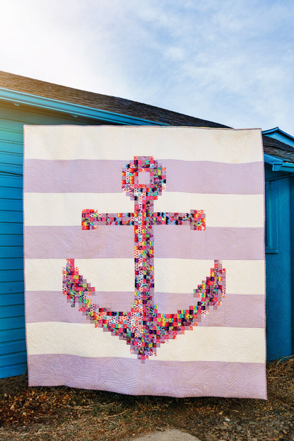Anchors Aweigh Quilt Kit - Floral Reef by Tula Pink